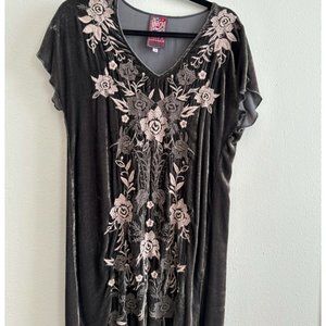 Johnny Was Velvet Tunic